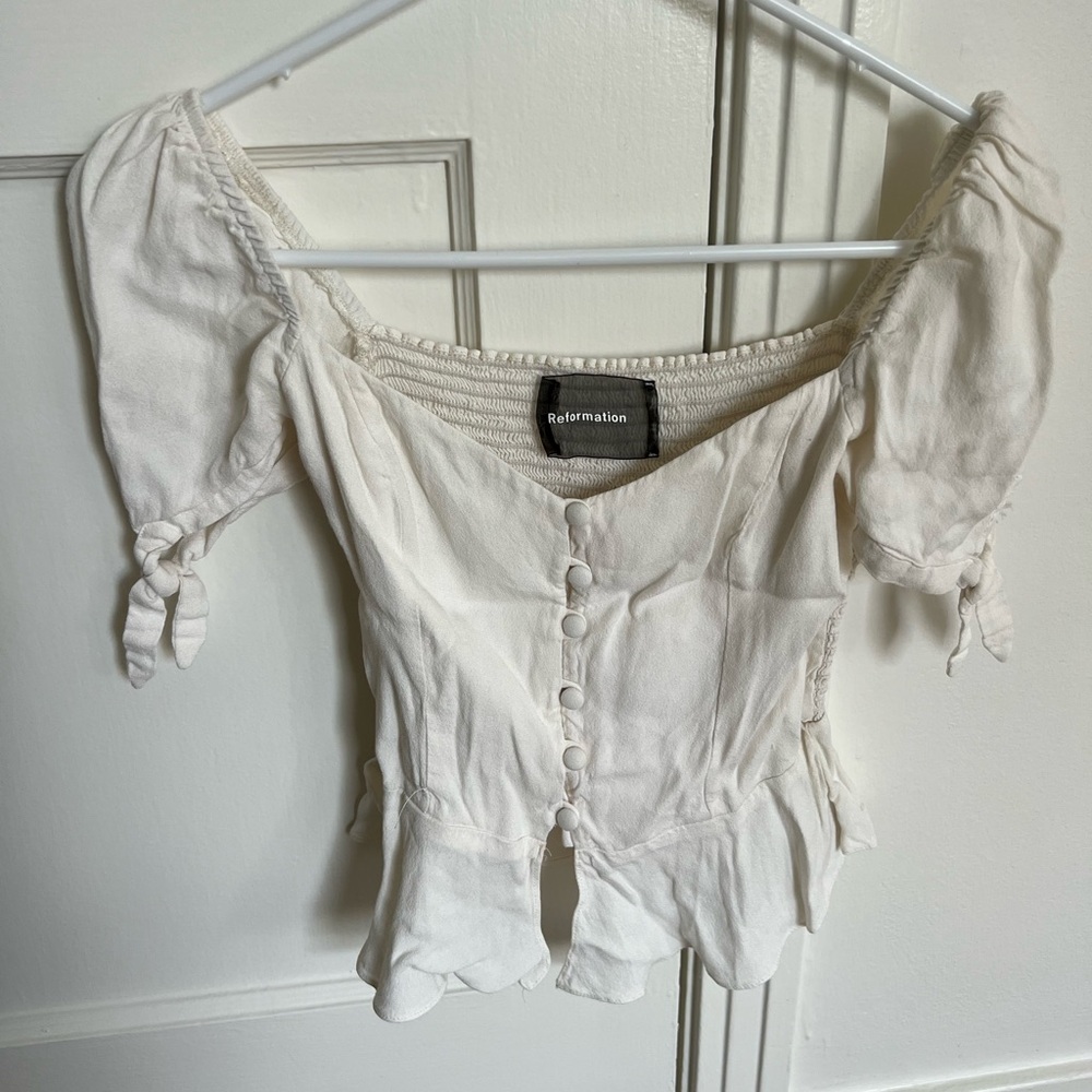 Reformation women’s blouse